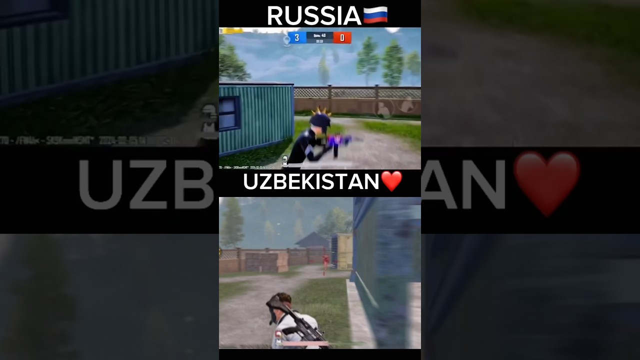 Uzbekistan🇺🇿 vs Russia🇷🇺//tdm🔥//- PUBG MOBILE #pubg #pubgmobile #tdm