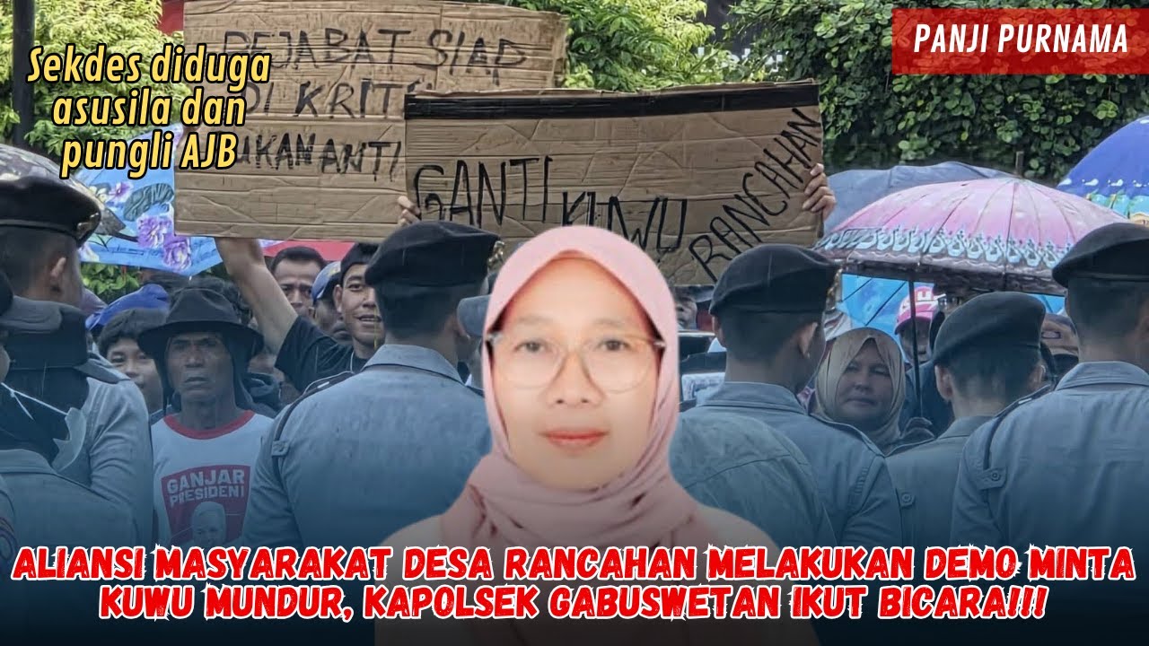 KUWU RANCAHAN DITUNTUT MUNDUR SOAL DUGAAN ASUSILA DAN TRANSPARANSI DANA DESA