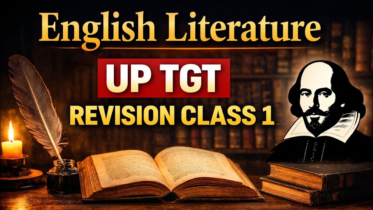 UP TGT 2026||Revision Class -01||English literature #english #english #uptgt_pgt_exam_2026 