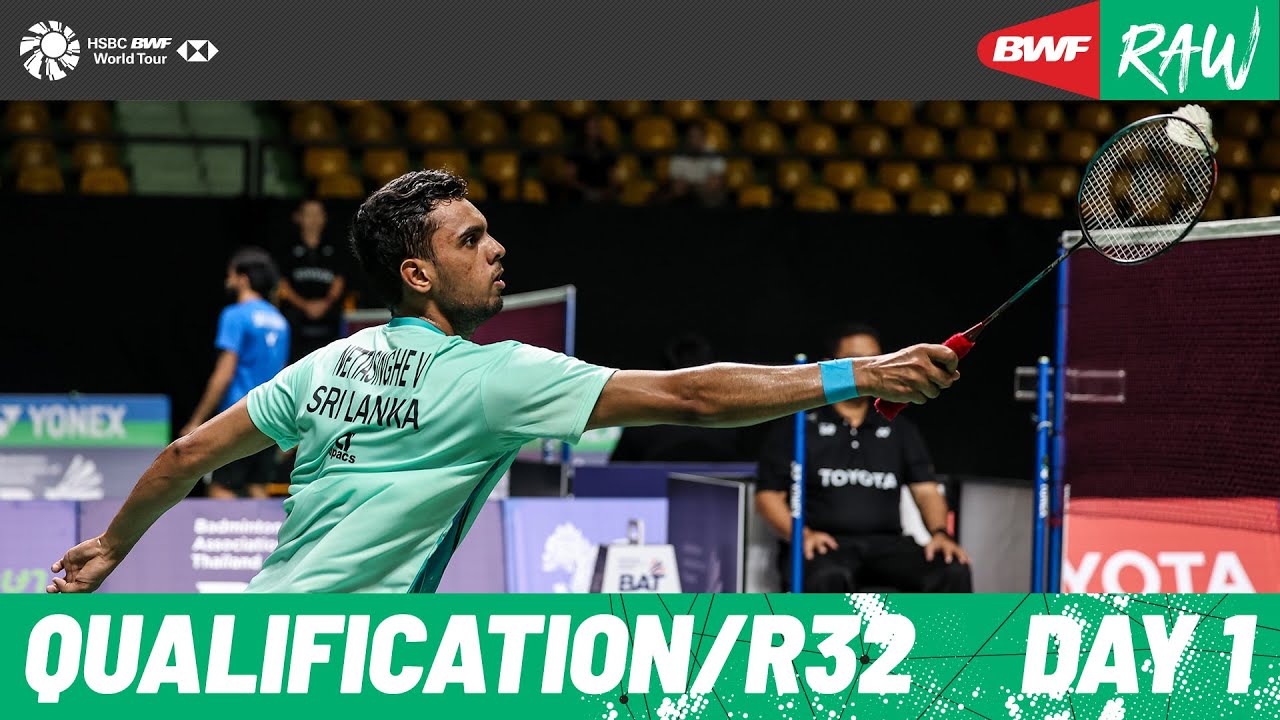 PRINCESS SIRIVANNAVARI Thailand Masters 2026 | Day 1 | Court 1 | Qualification/Round of 32