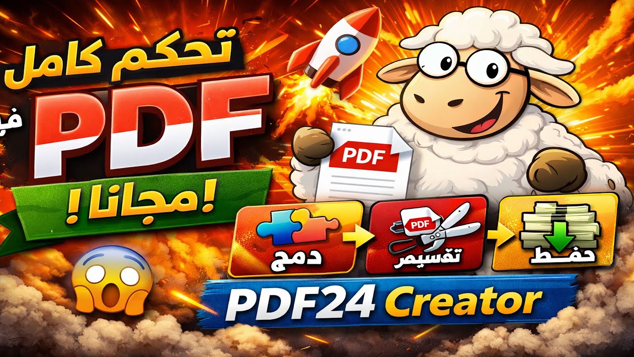 برنامج PDF24 Creator 🔥 تحكم كامل في ملفات PDF مجانًا | دمج – تقسيم – ضغط -- تحرير 🚀