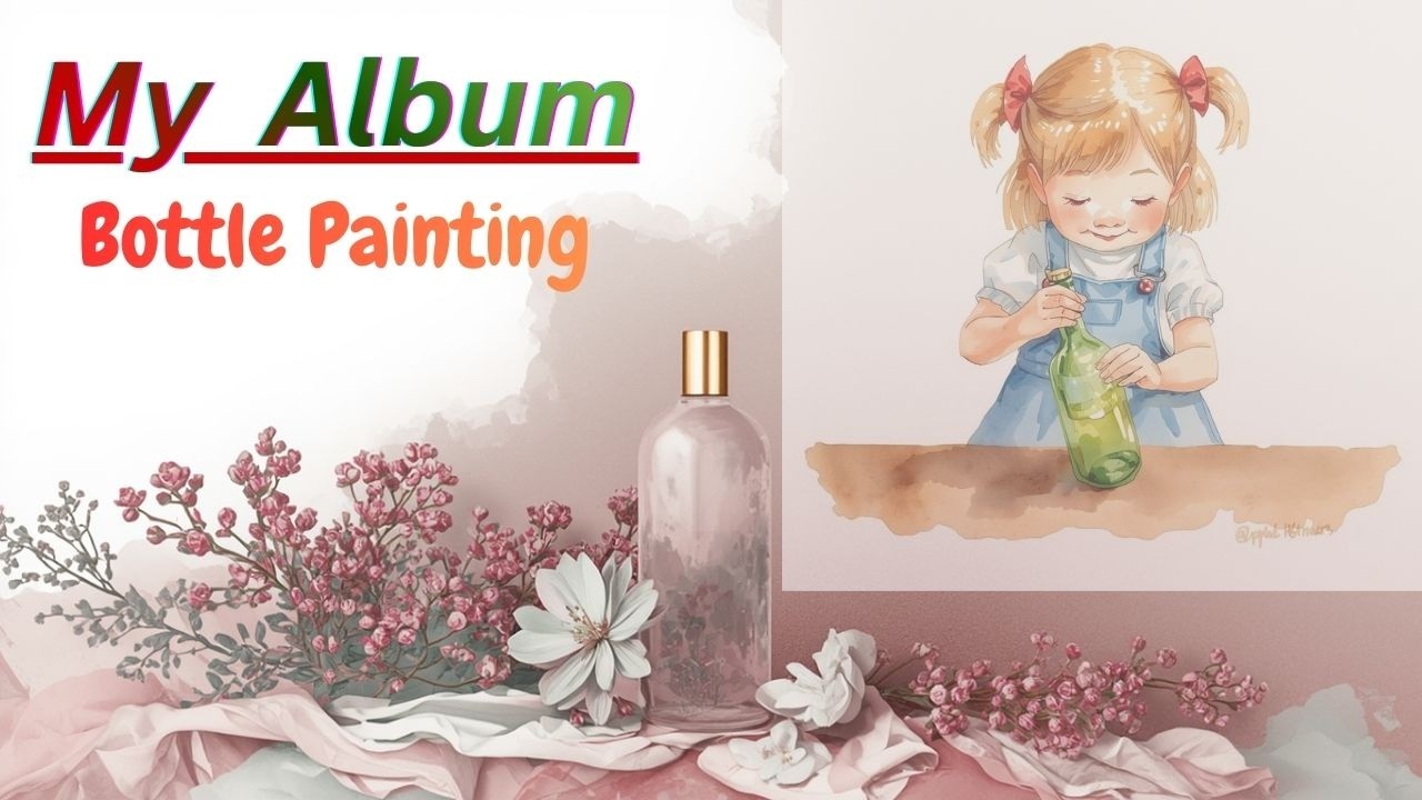 Bottle Art || Painting ||  Album || Handcraft