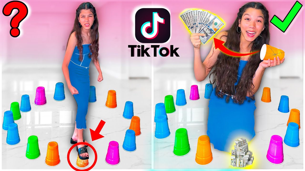 Trying Viral TikTok Challenges! *Bad idea* | Familia Diamond