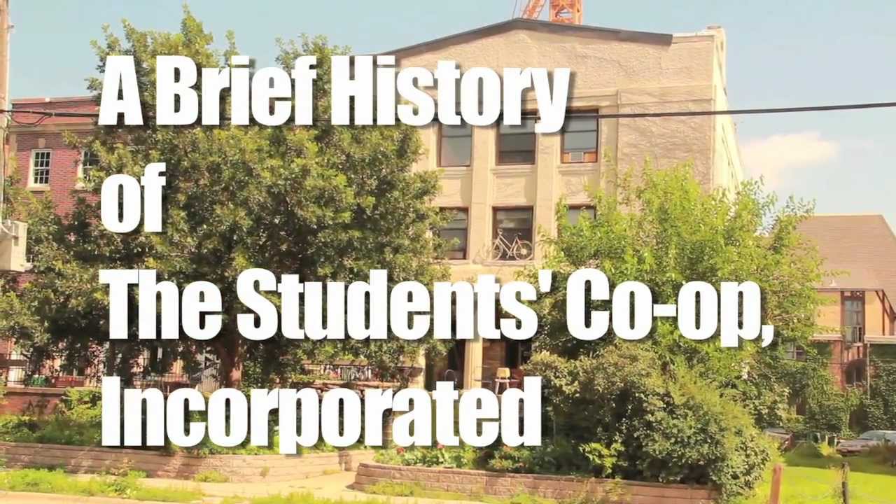 THE Brief History of Students' Co-op Incorporated