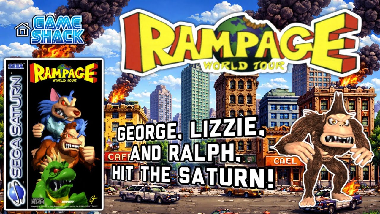 Rampage World Tour Review - Sega Saturn