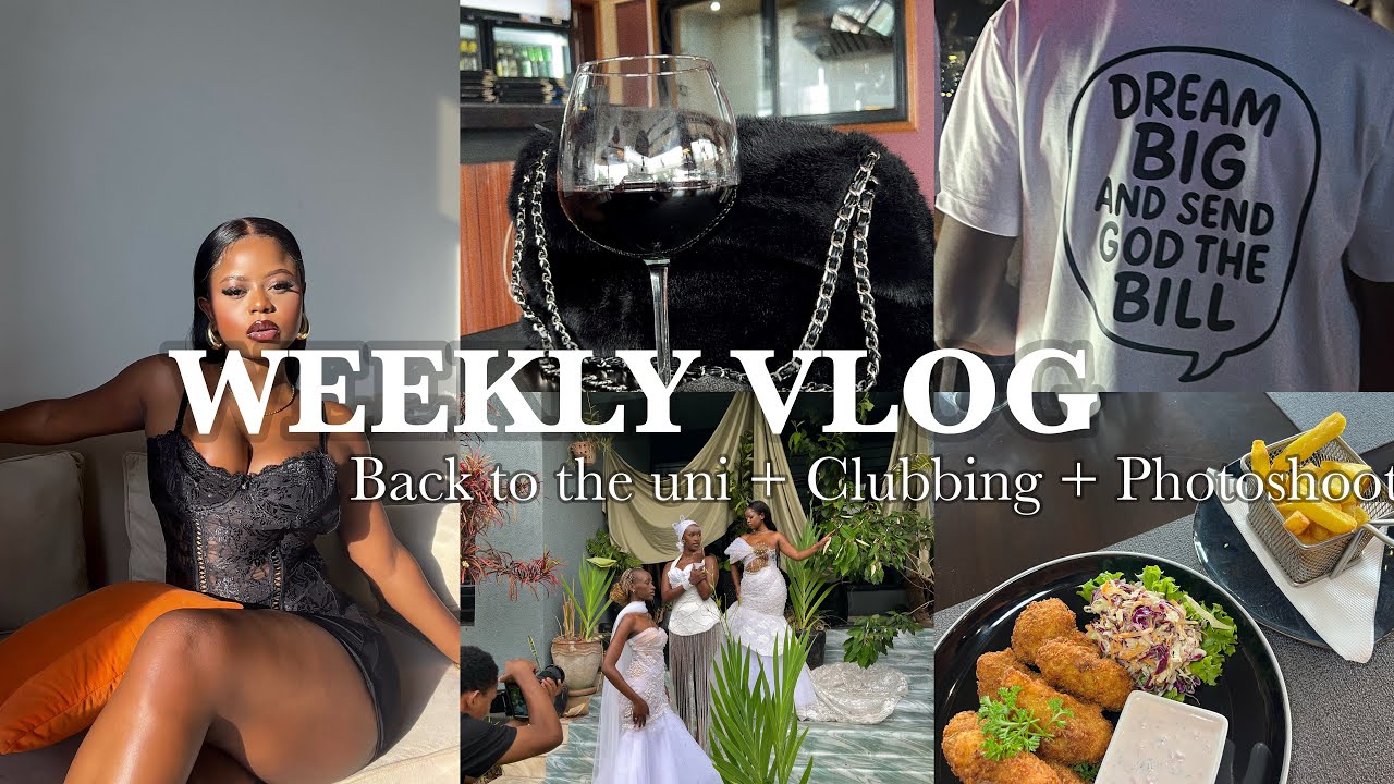 Еженедельный видеоблог✨ Возвращение в университет | Фотосессии за кадром | Клубная жизнь | Технич...