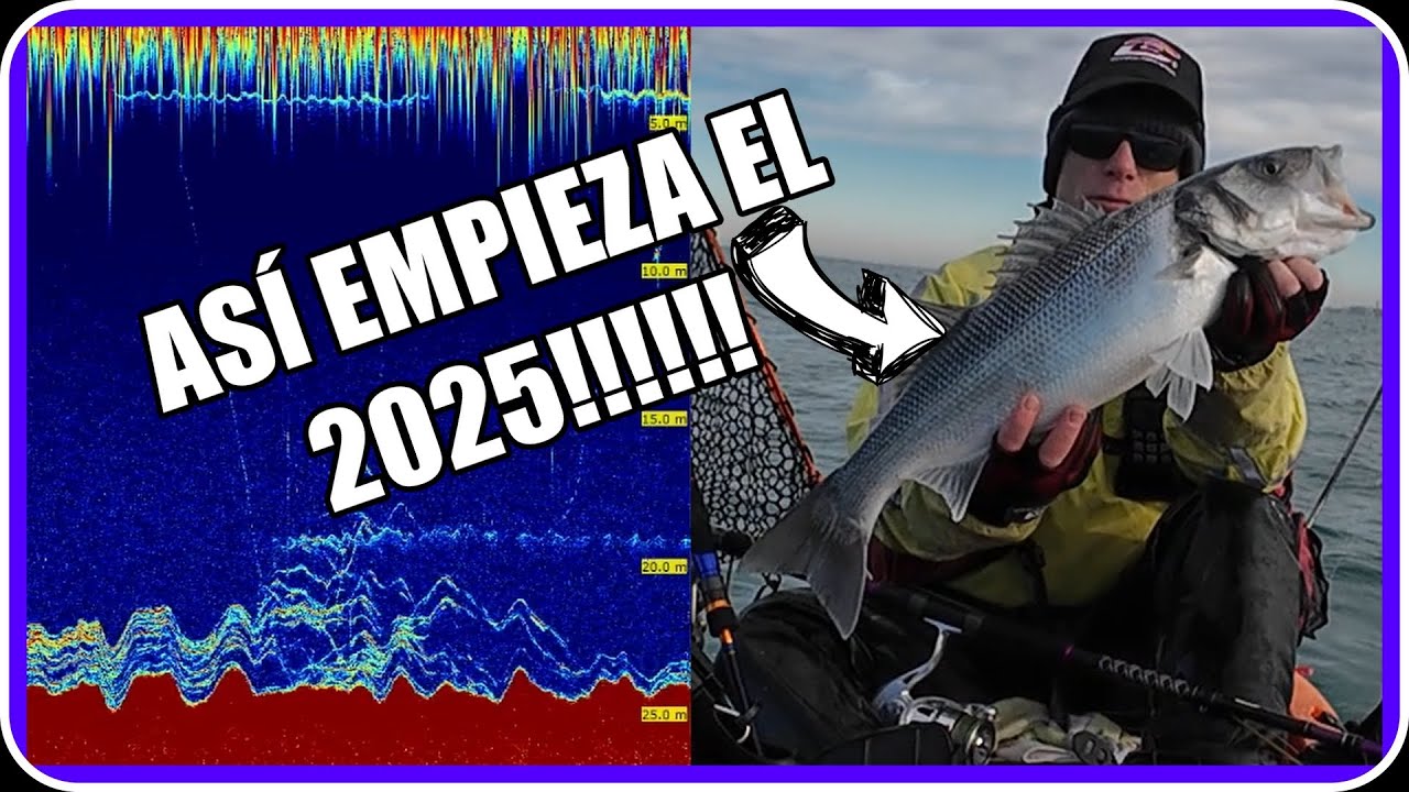 🎯 PESCA en KAYAK | PRIMERAS CAPTURAS DEL 2025!!!