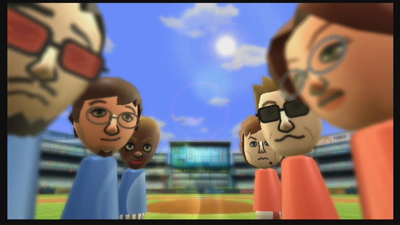 Wii Sports Baseball 2 player