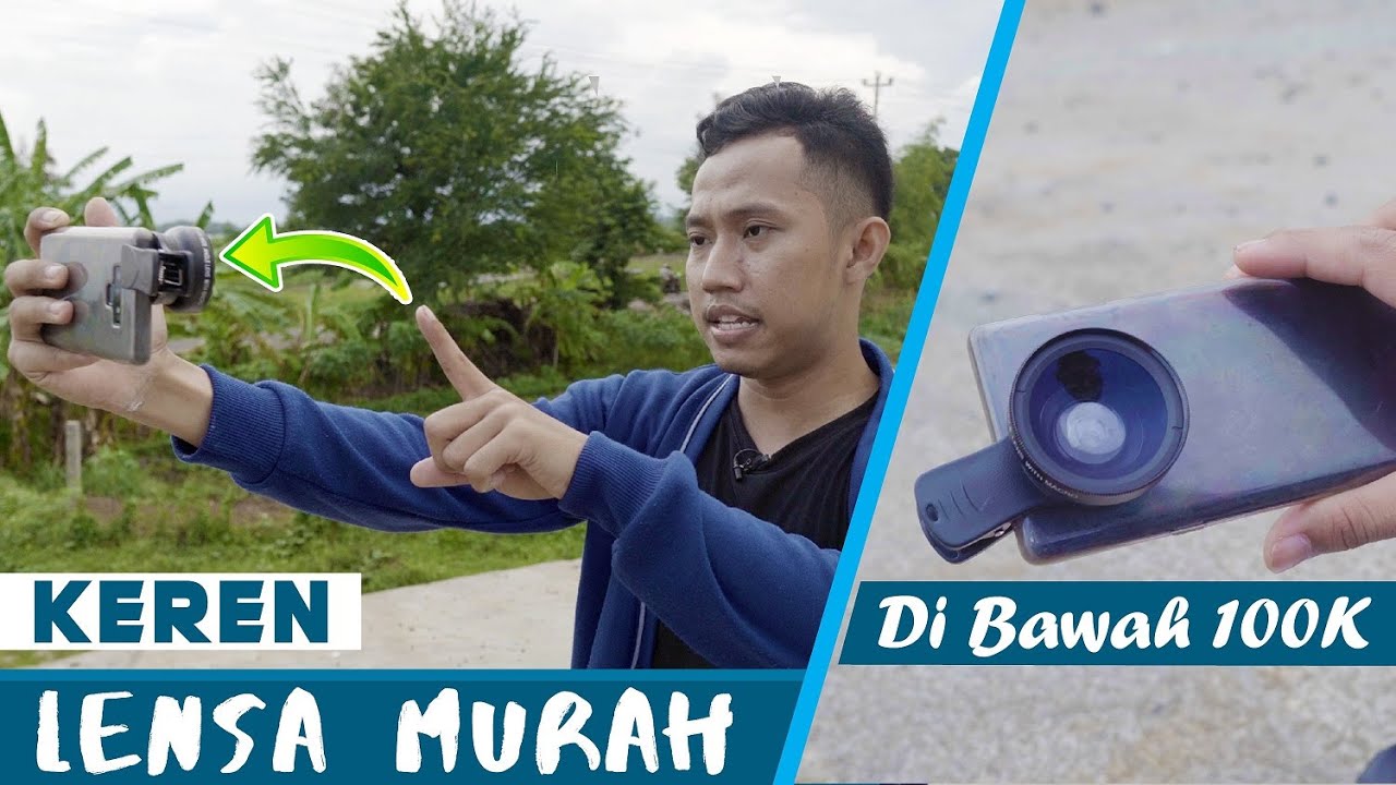 VLOG pake HP tapi hasilnya bagus ~ PAKE LENSA TAMBAHAN WIDE ANGLE GAMBAR JADI LUAS / LEBAR
