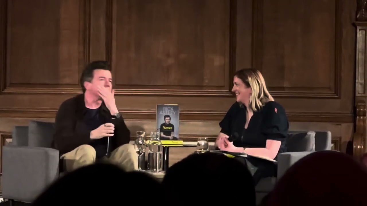Rick Astley gets emotional talking about his return to music @ Emmanuel Centre, London, 9th Oct 2024