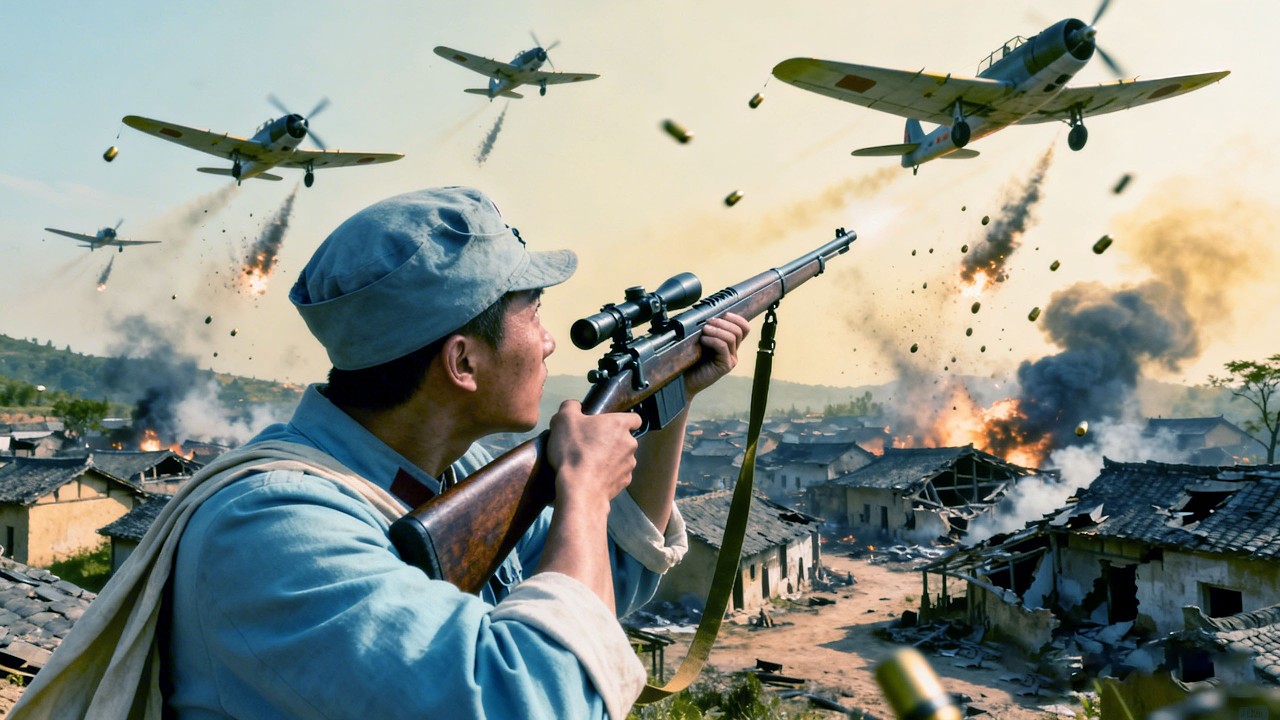 日軍水陸包圍八路軍醫院！神槍手硬核狙擊戰鬥機！