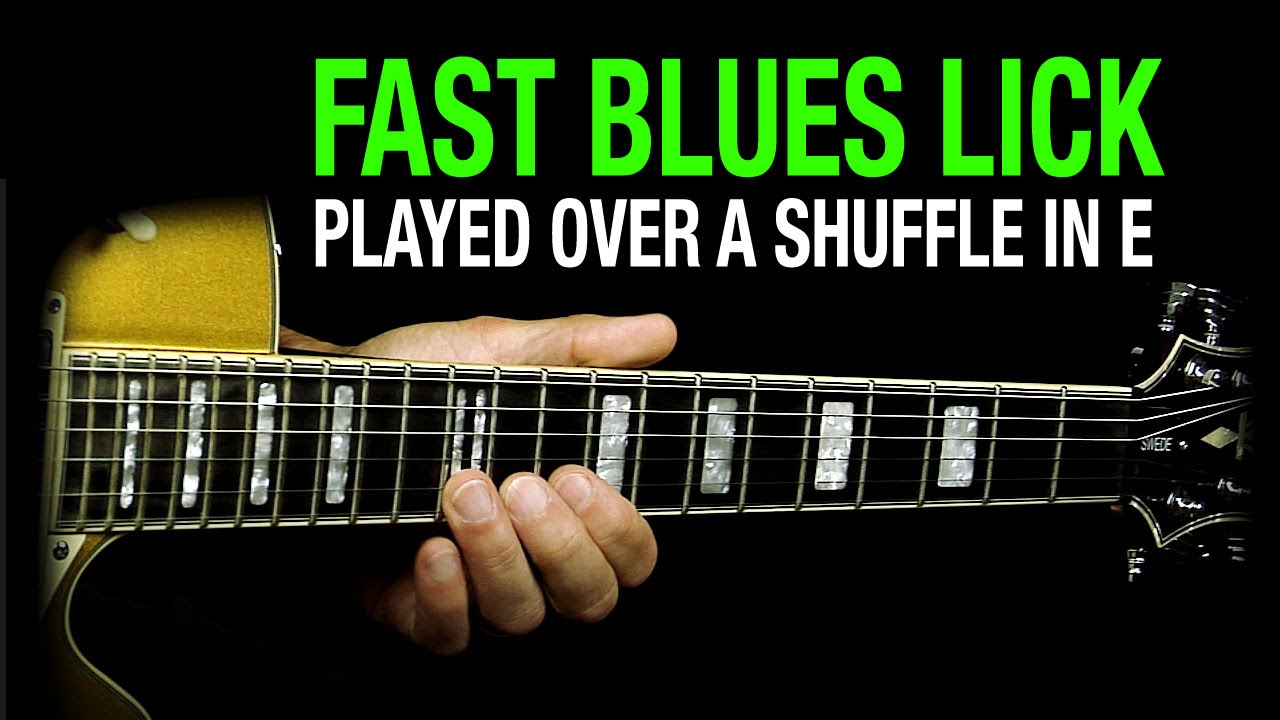Fast Blues Lick in E