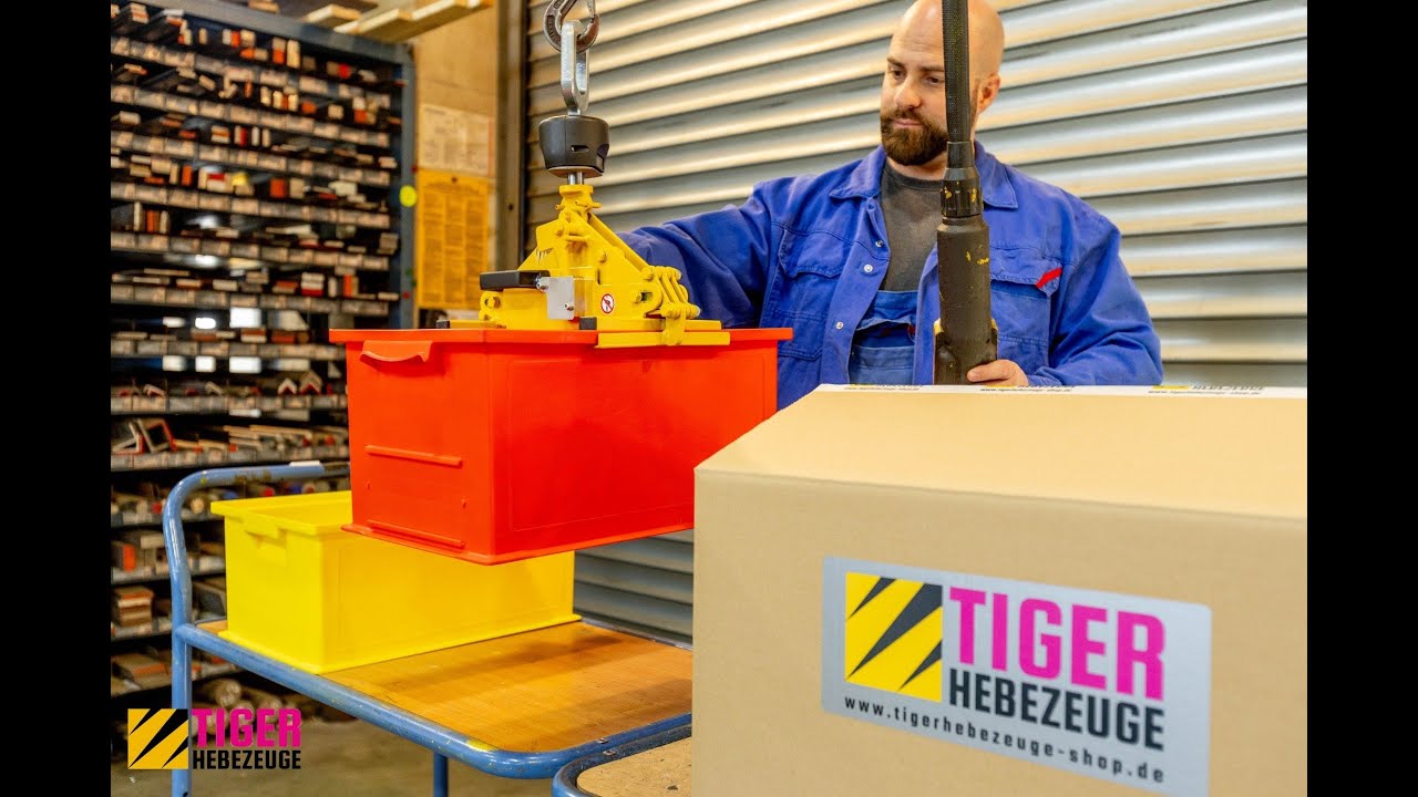 Tiger - Kastengreifer zum Kranen von Kunststoffkisten - KAX