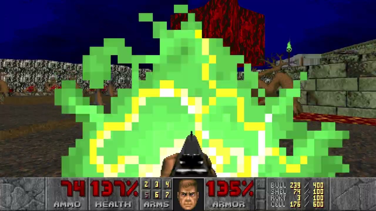 Doom + Doom II: Sigil II - E6M3: Twilight Desolation (100%) [Secret Exit]
