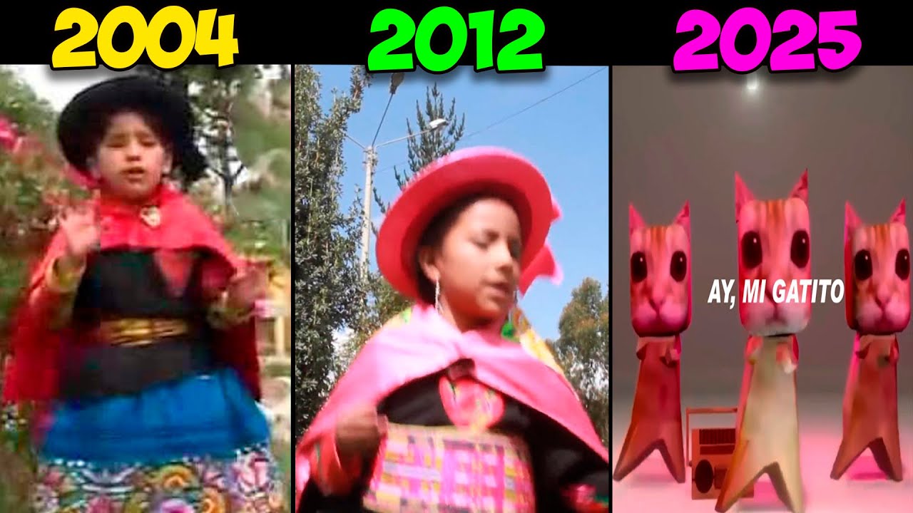 ay mi gatito miau miau 2004 vs 2012 vs 2025 | MONTAGEM MIAU