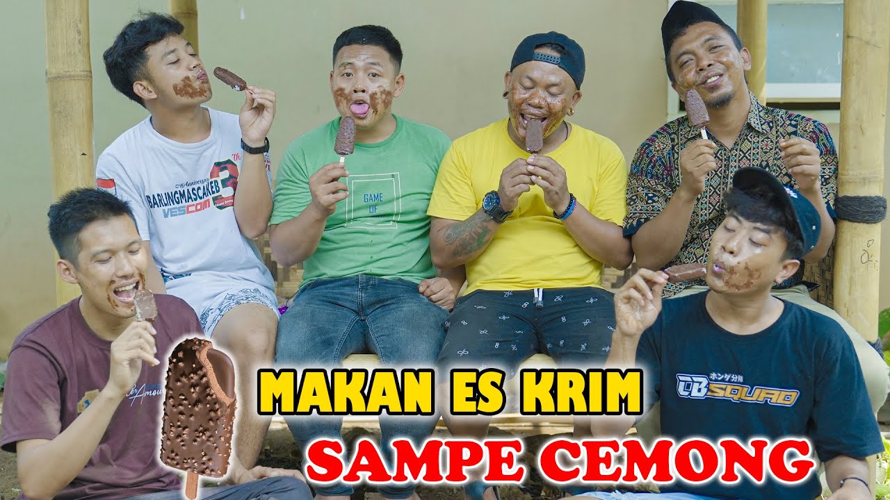 Semua Orang Makan Es Krim Sampe Cemong