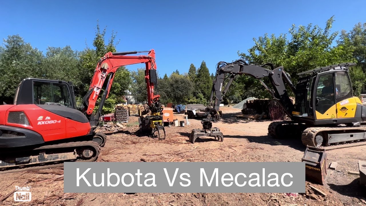 Торговые автоматы! Что лучше? Mecalac или Kubota и почему?