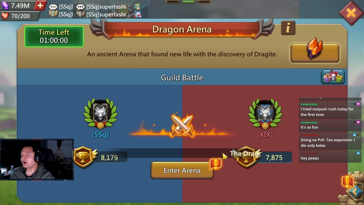 Lords Mobile - Dragon Arena vs XIX