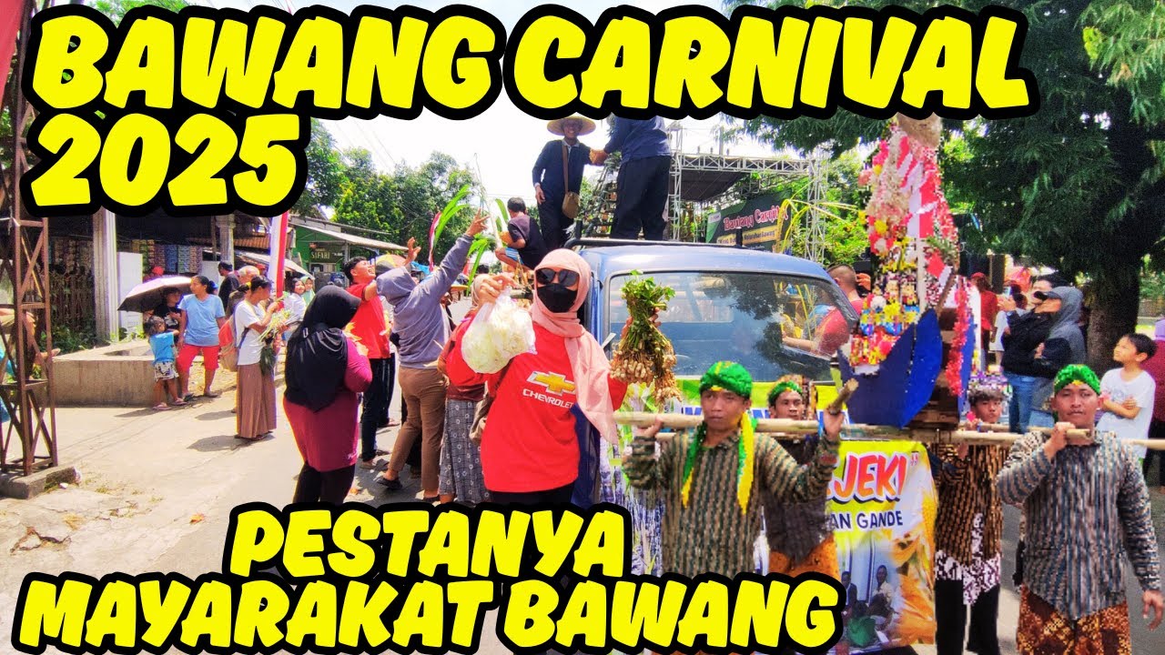 BAWANG CARNIVAL KEDIRI 2025 - Kreasi Kostum, Pawai Warga & Budaya Lokal, Pecah Meriah !! #part2