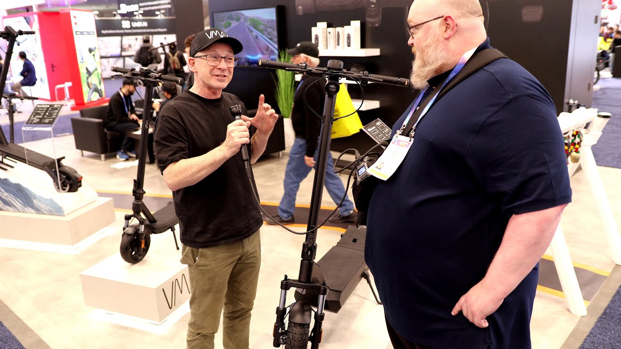 CES 2026 VMAX Paul Somerville From Electric Scooter Shows Off The VX6!