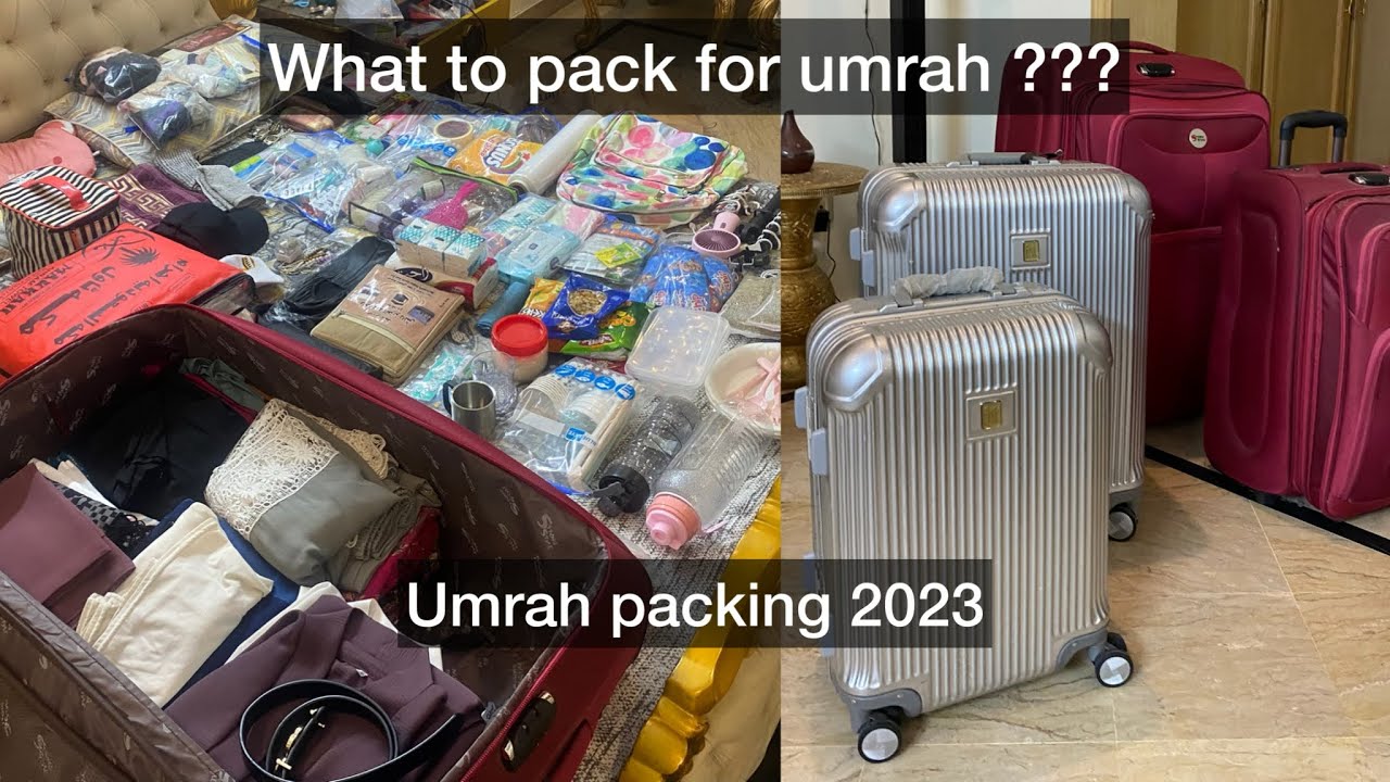 UMRAH PACKING | UMRAH ESSENTIALS | THINGS TO PACK FOR UMRAH 2023 🕋