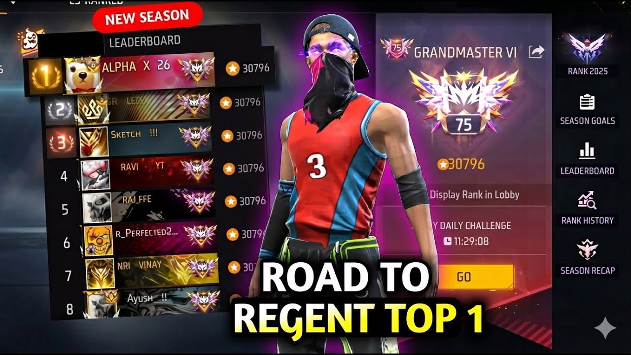 🔴 Live rank push in BR Rank Heroic to master Free Fire Max live