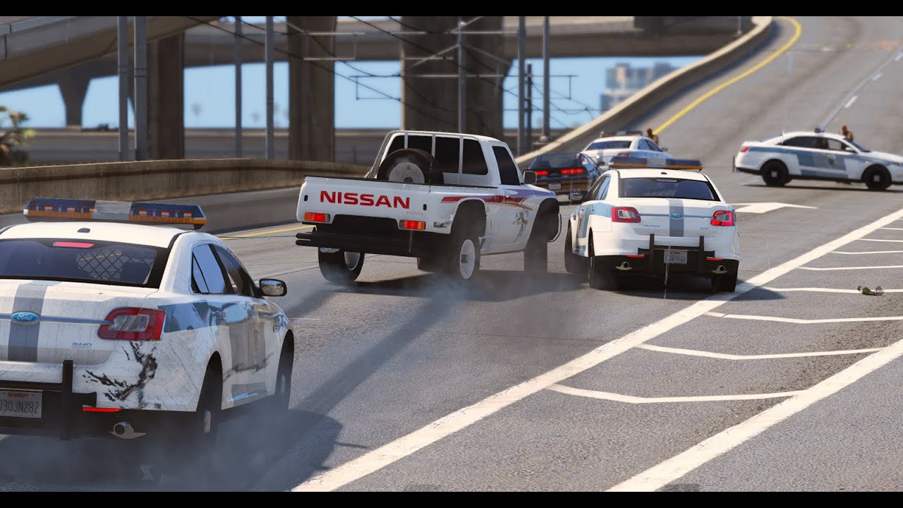 نيسان فتك يتطاول على الحكومه!!  قراند 5 GTA V PC