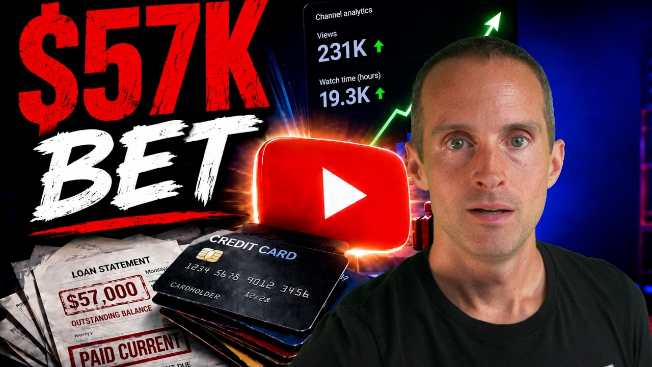 Я занял $57 000, чтобы полностью посвятить себя YouTube