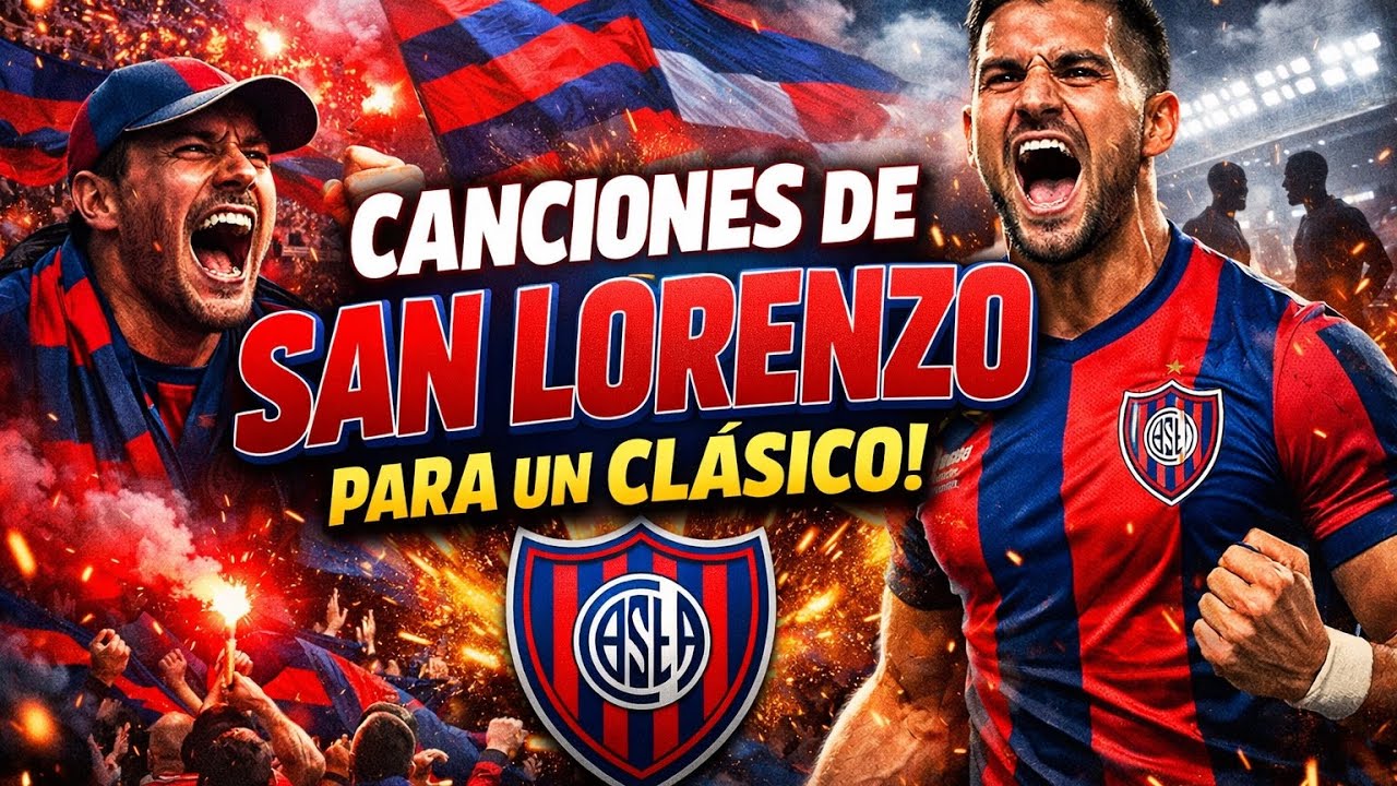 Así canta San Lorenzo en un CLÁSICO | La hinchada del Ciclón 🔵🔴