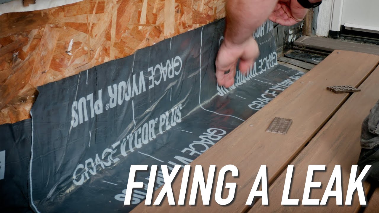 Build Update: Fixing A Leak In A 6 Year Old Deck || Dr Decks