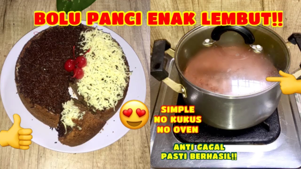 CARA MEMBUAT BOLU PANCI ENAK, 1 TELUR LEMBUT ANTI GAGAL!! TANPA KUKUS DAN TANPA OVEN