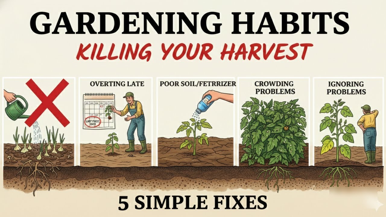 5 Gardening Habits Killing Your Harvest