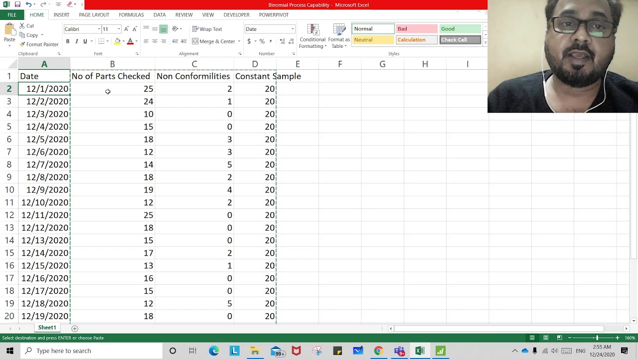 Process Capability for Attribute Output _ Binomial Capability Analysis