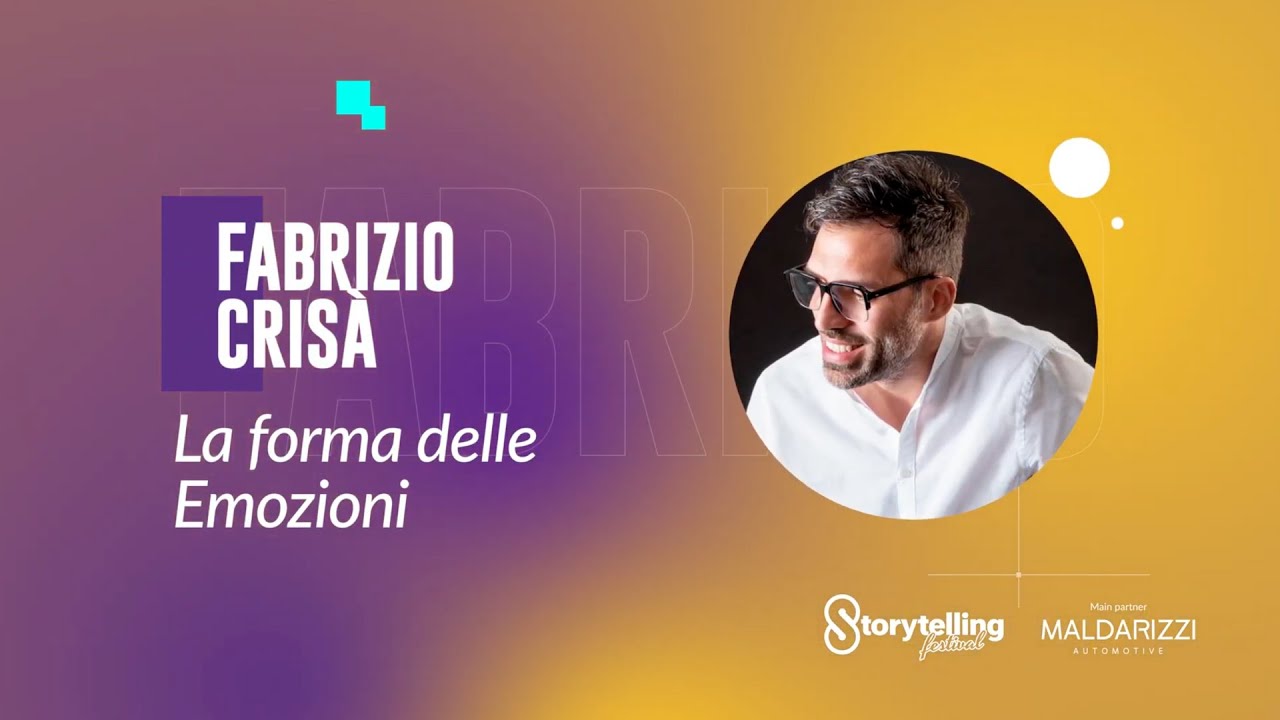 La forma delle emozioni | Fabrizio Crisà a Storytelling Festival 2024