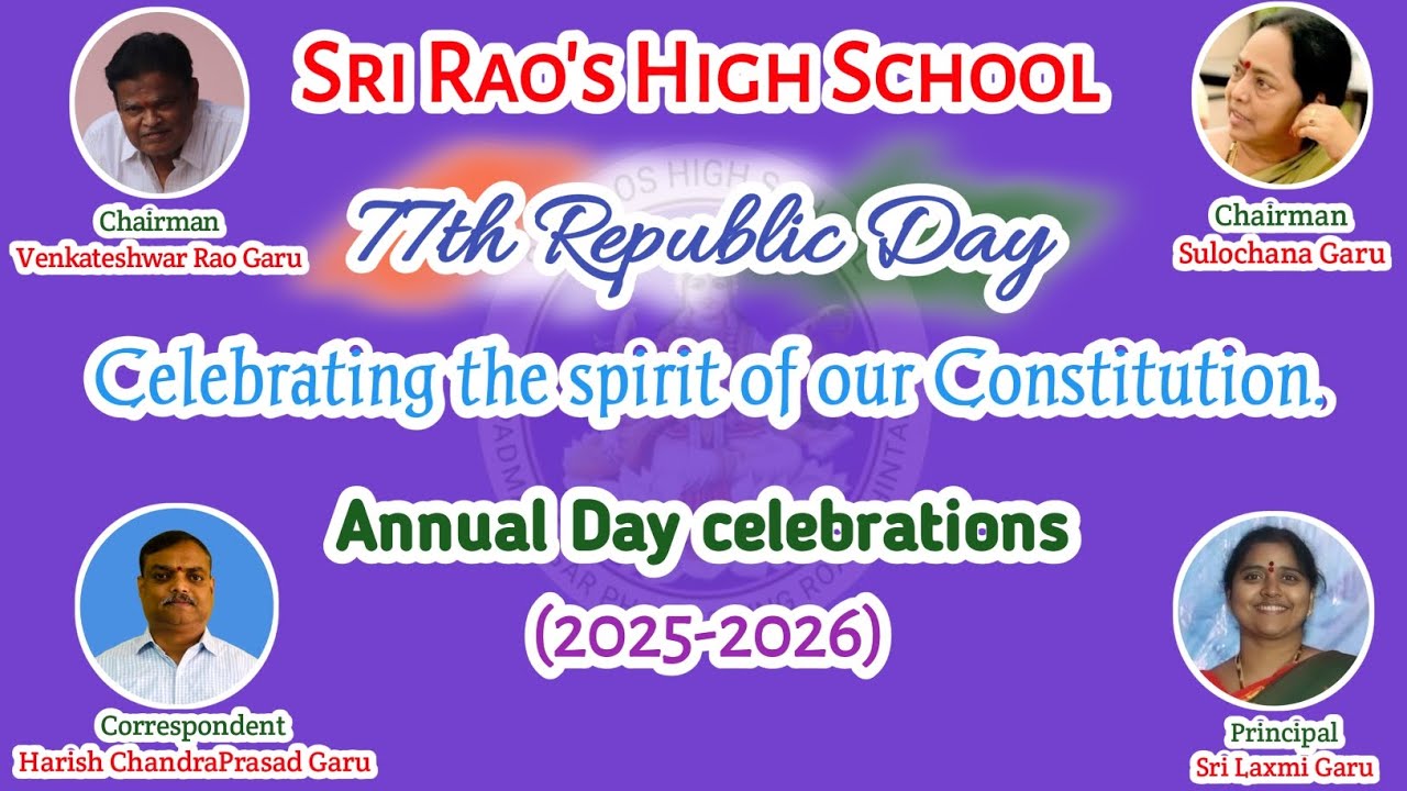 77th Republic Day celebrations || Annual Day celebrations || #annualday #republicday