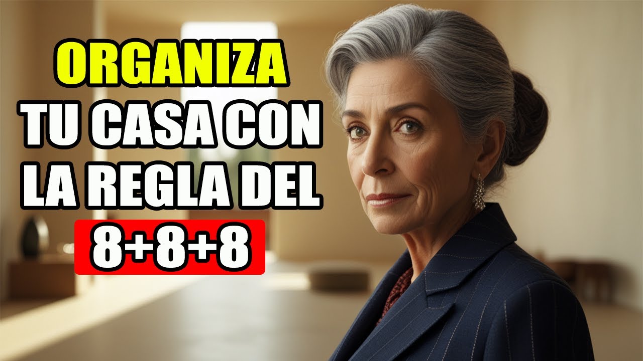 Organiza Tu Casa Y Tu Tiempo con La Regla 8+8+8 En 24 Horas