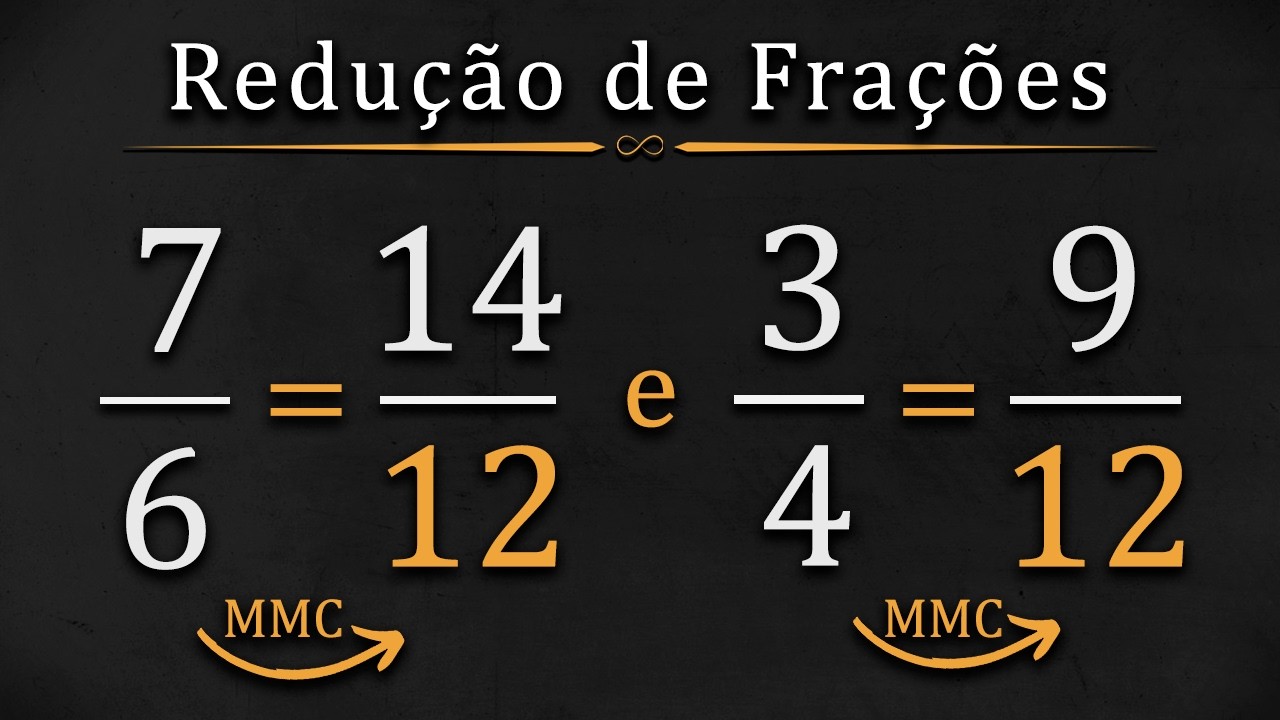 Redução de frações ao mesmo denominador