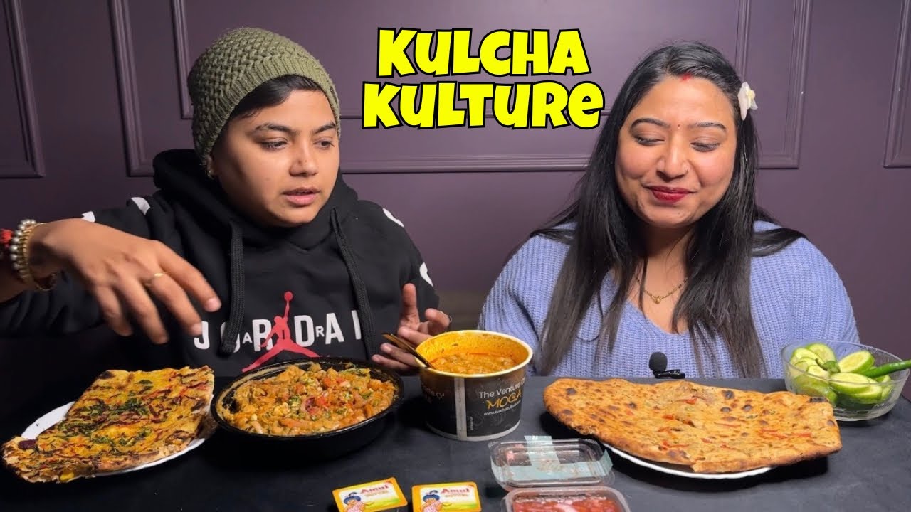 ASMR Eating Patty Kulcha & Aata Kulcha Mukbang From Kulcha Kulture
