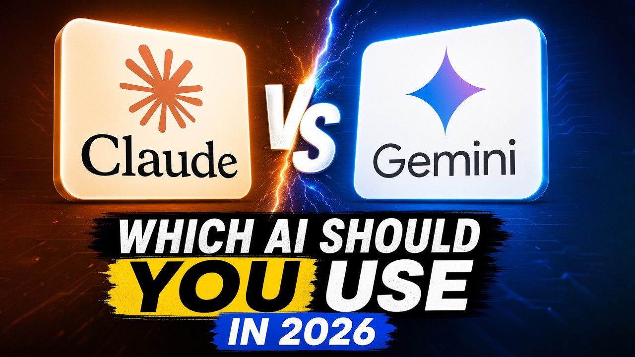 Claude против Gemini: какой ИИ вам следует использовать в 2026 году?