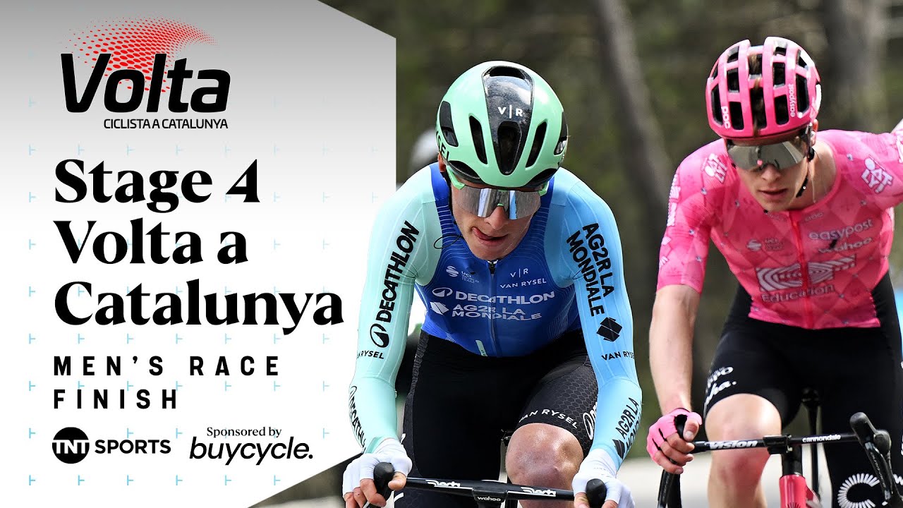 TOE TO TOE CYCLING! 👏 | 2025 Volta a Catalunya Stage 4 Men's Final KM's | TNT Sports Cycling