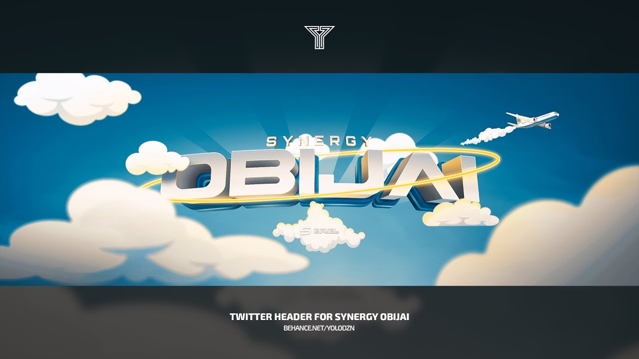 #110 Speedart - Cartoon Themed Twitter Header for Synergy Obijai