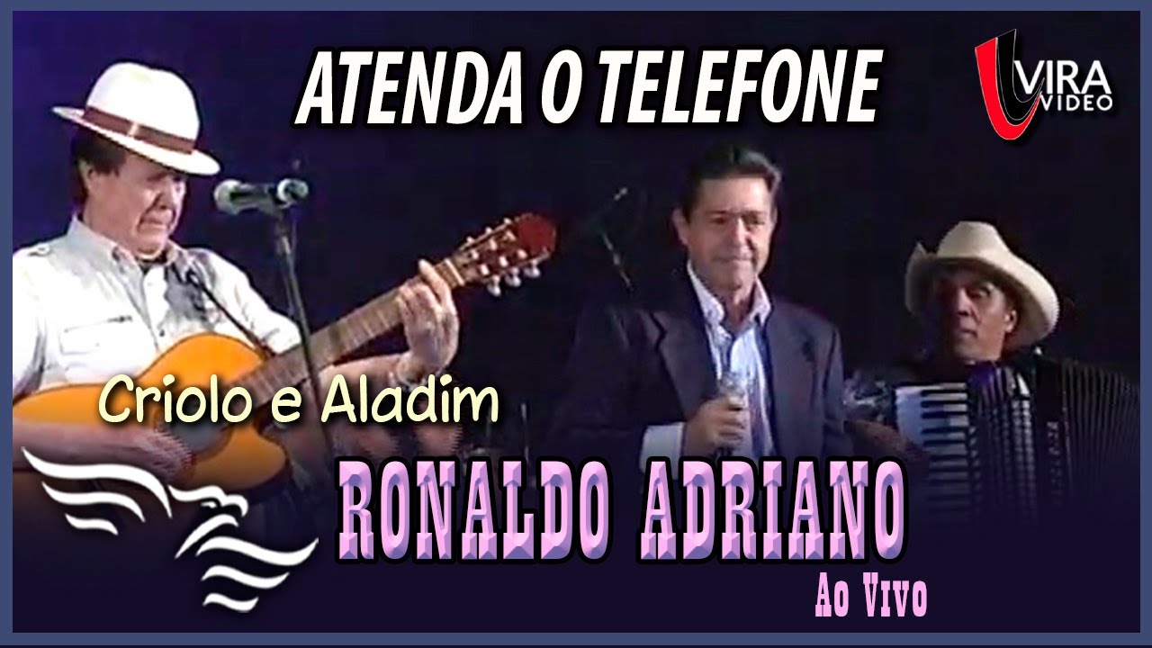 ATENDA O TELEFONE - RONALDO ADRIANO - Part. Criolo e Aladim