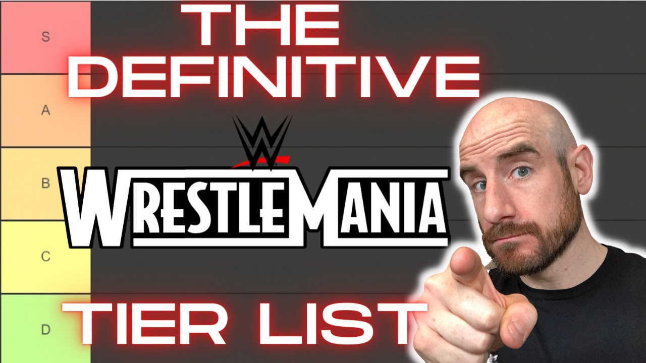 The DEFINITIVE Wrestlemania Tier List