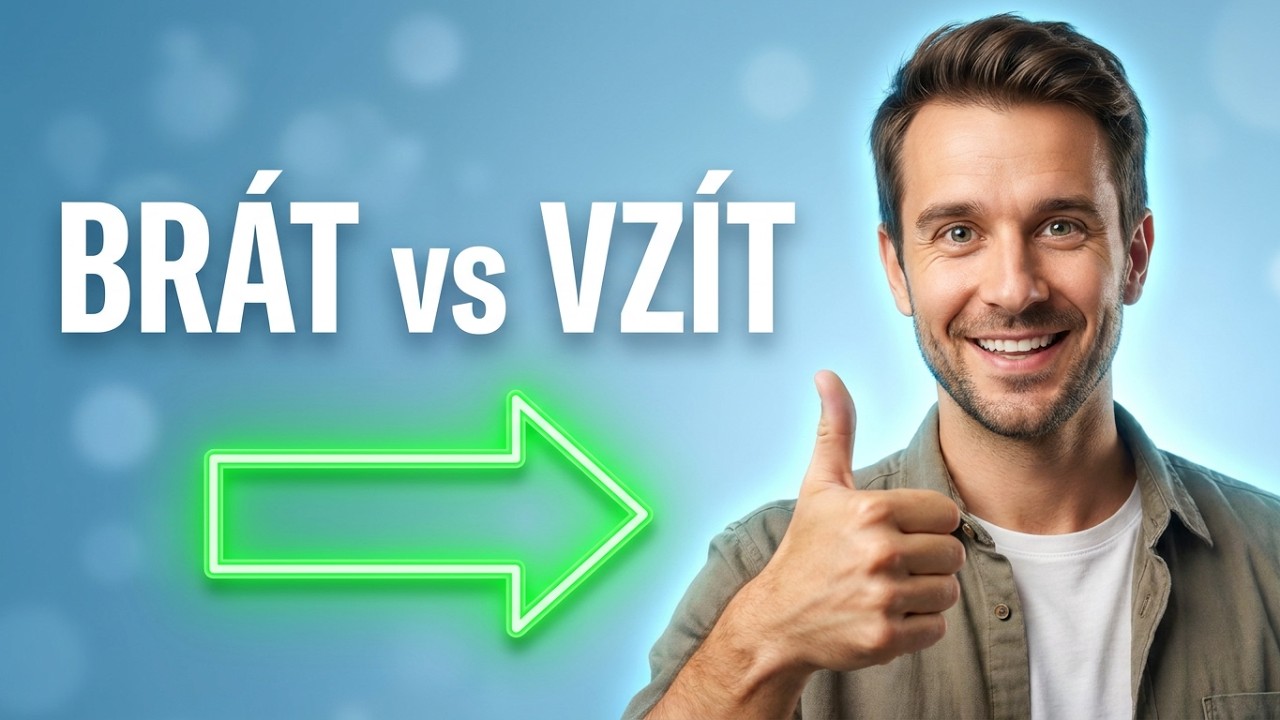 🇨🇿 Tschechische Verben #41: brát vs. vzít - Nehmen auf Tschechisch!