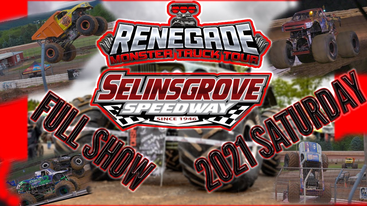 Тур Renegade Monster Truck Tour на автодроме Selinsgrove Speedway 2021, субботнее полное шоу