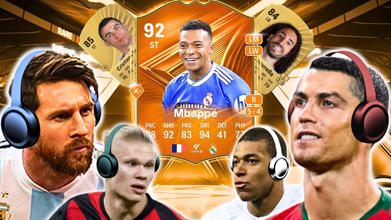 Messi & Ronaldo FC 26 PACK OPENING BATTLE with Mbappé & Haaland!