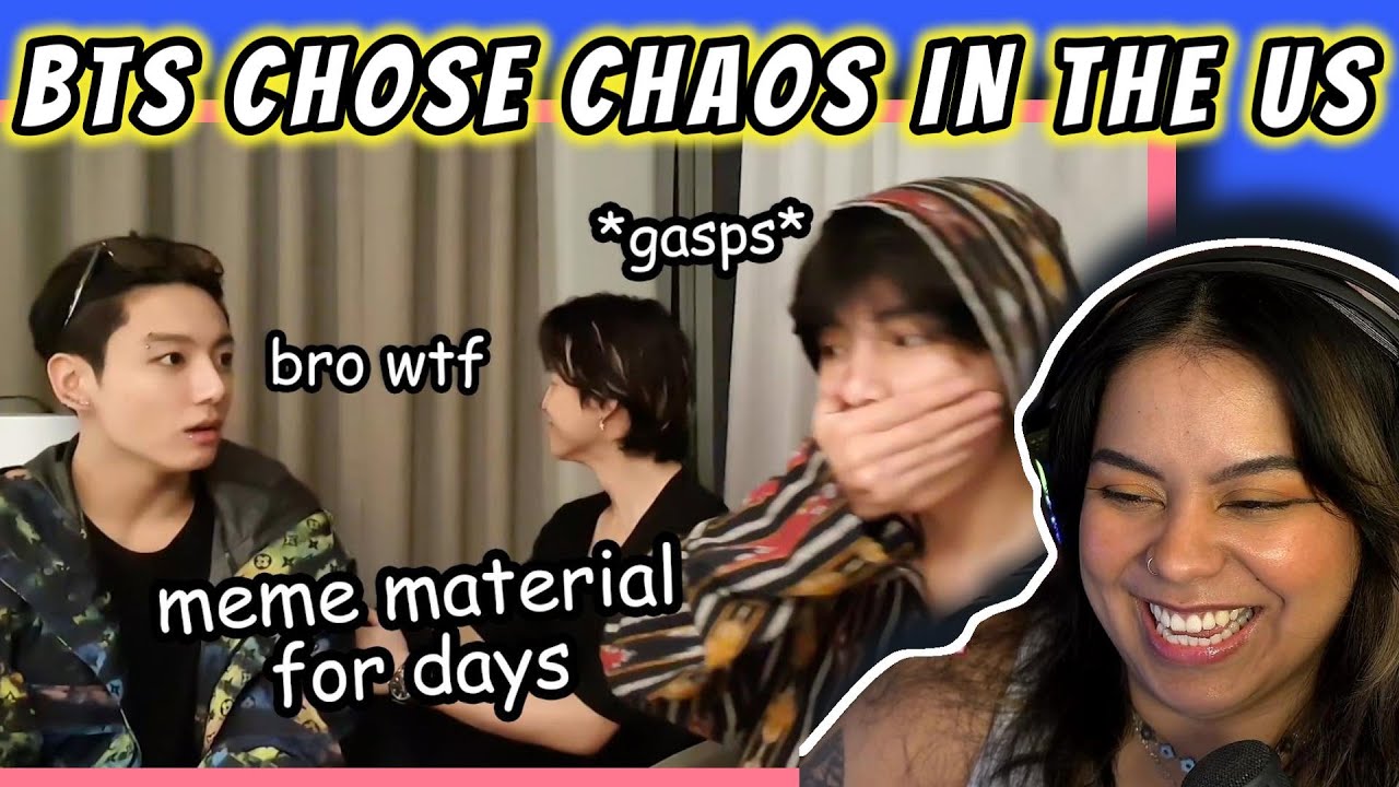 BTS CHOSE CHAOS IN THE US 😂 | REACTION!