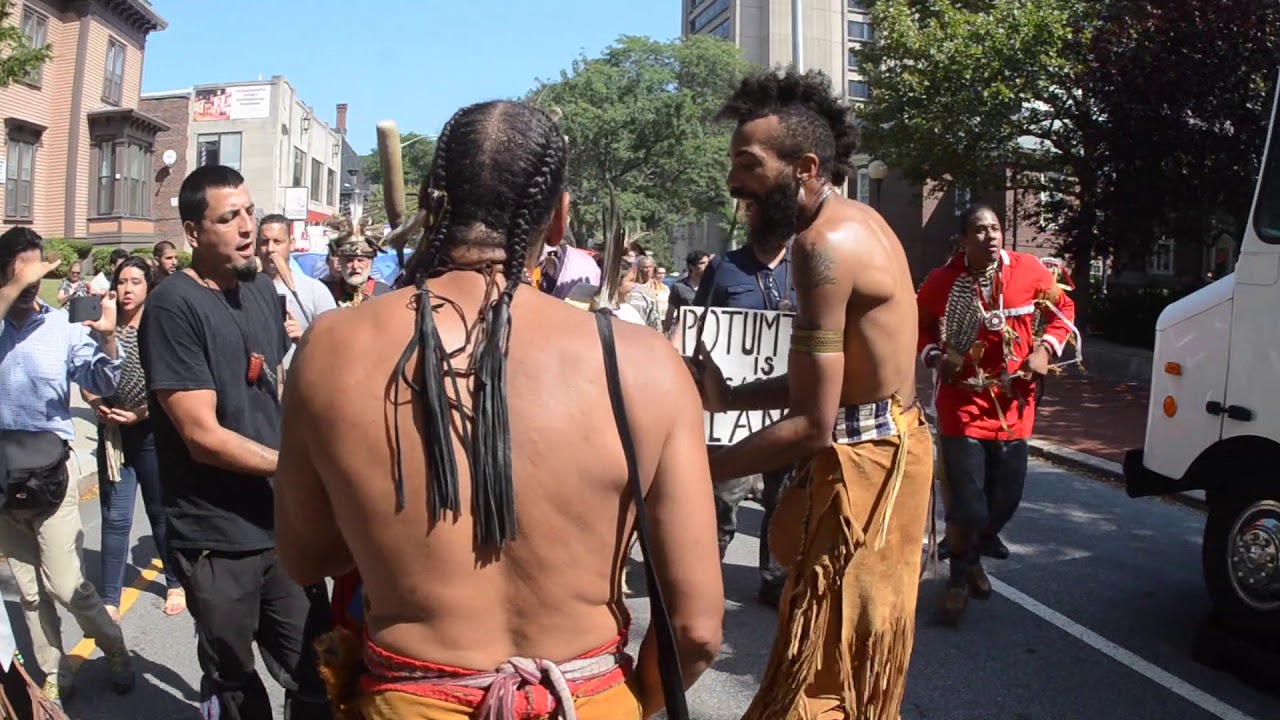 Pokanokets march on Brown University