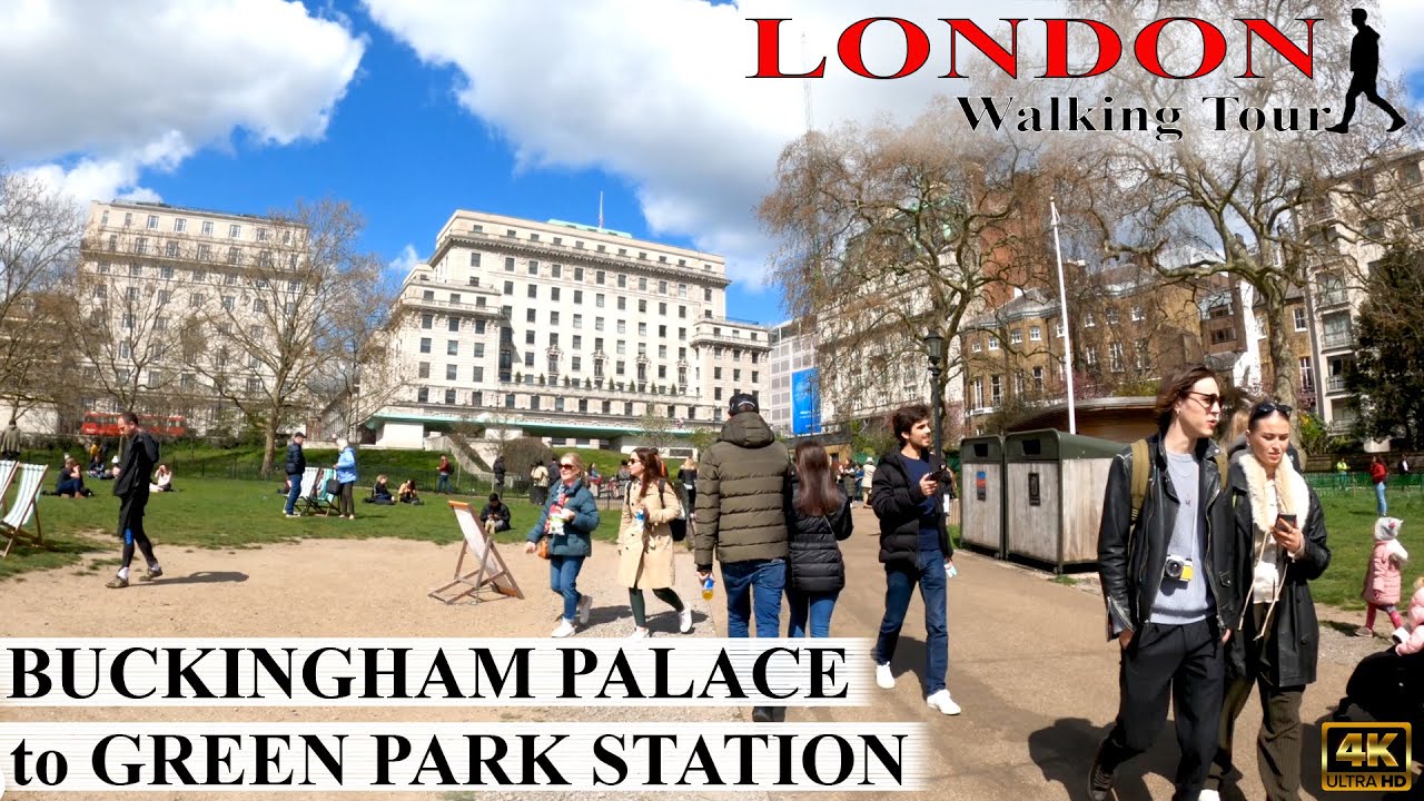 London Walking Tour | Buckingham Palace to Green Park Station | Du Lịch Kh&aacute;m Ph&aacute;