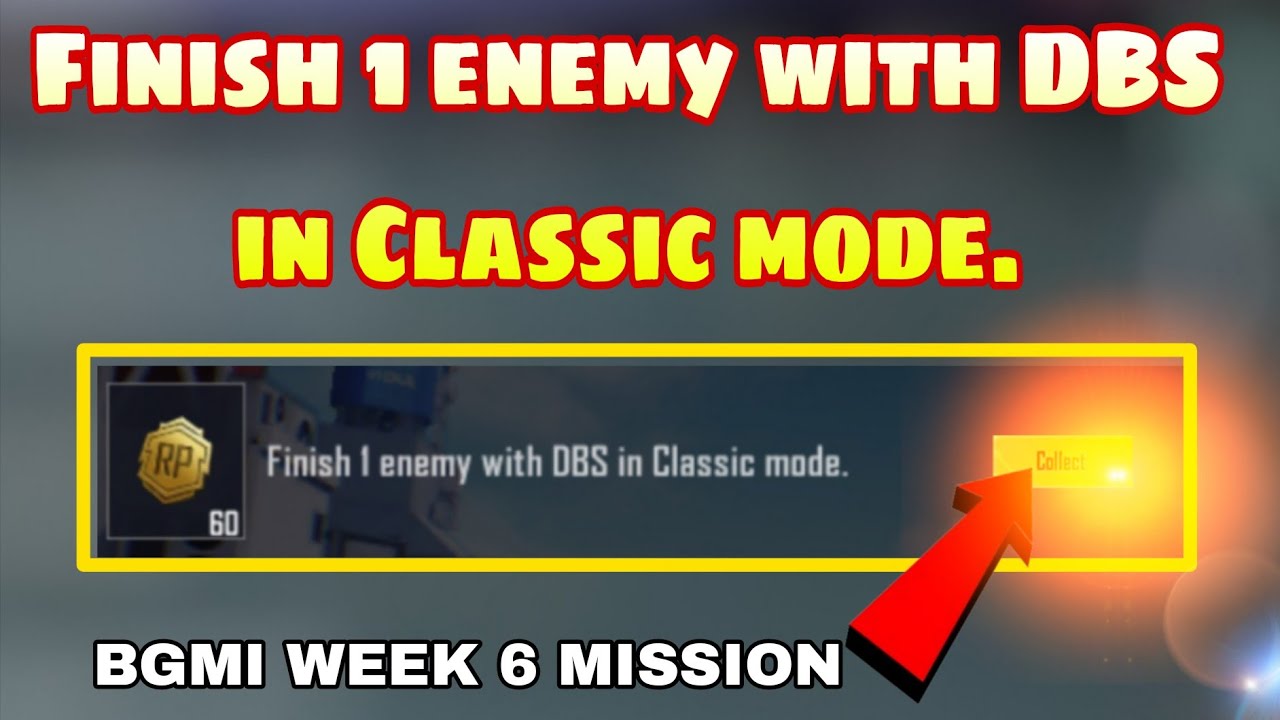 Finish 1 enemy with DBS in Classic mode,